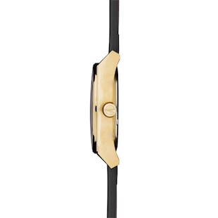 Accurist Origin Black Leather Strap 34mm Watch