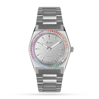 Accurist Origin Rainbow Case Stainless Steel Bracelet 34mm Watch Accurist Origin Rainbow Case Stainless Steel Bracelet 34mm Watch