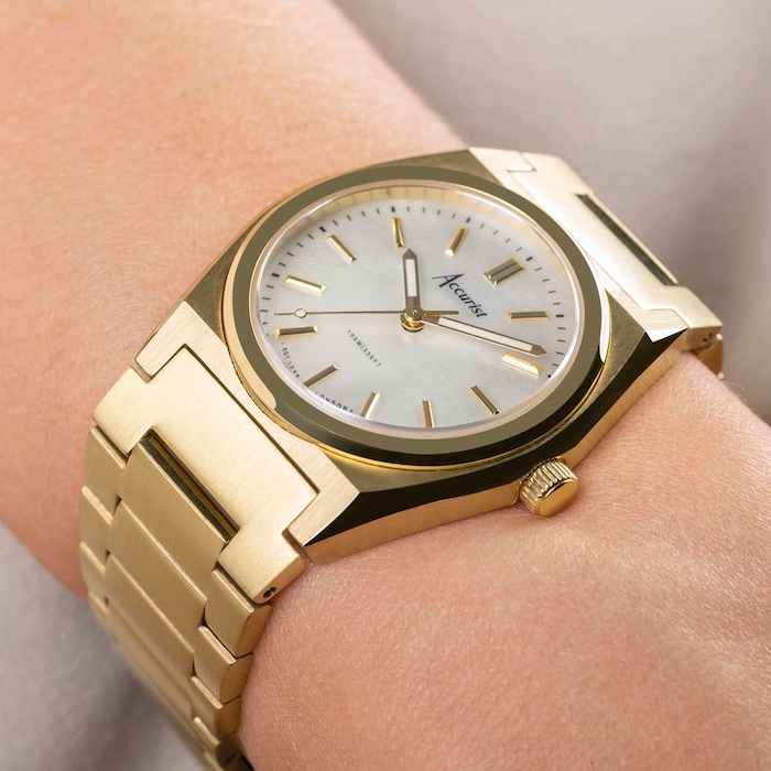 Accurist Origin Gold Stainless Steel Bracelet 34mm Watch