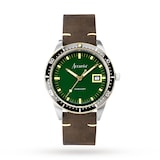 Accurist Dive Brown Leather Strap 42mm Watch