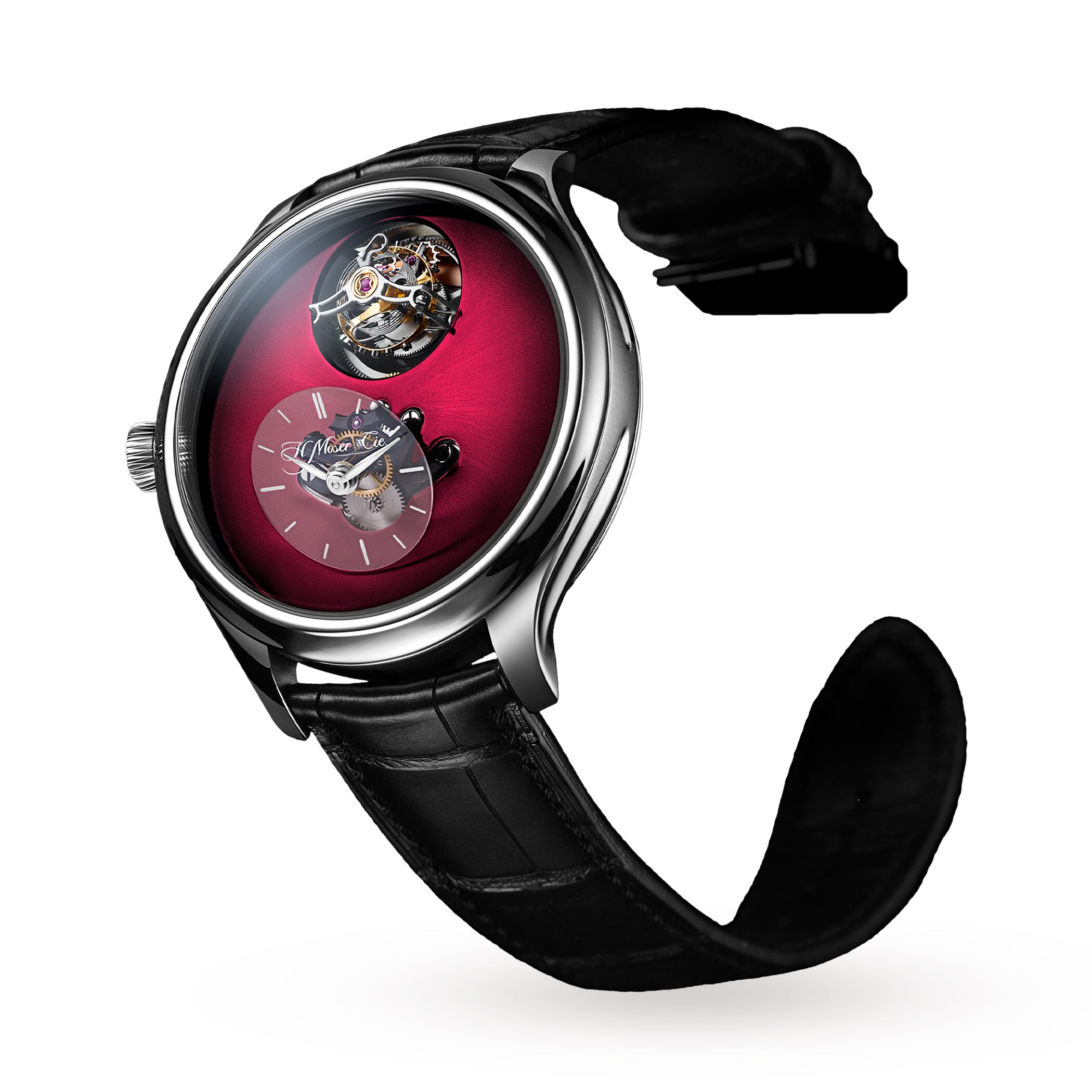 H. Moser & Cie Endeavour Cylindrical Tourbillon Burgundy