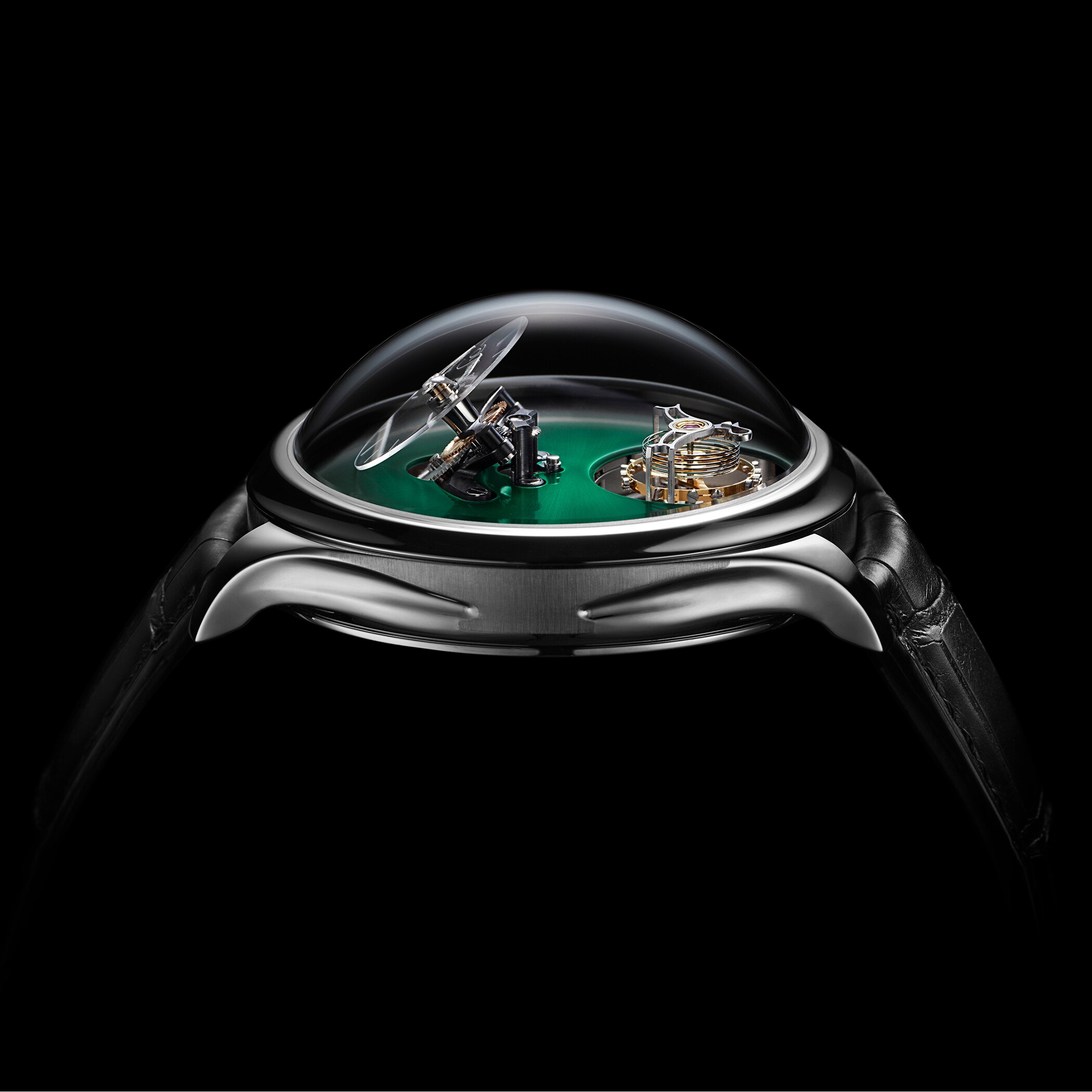 H. Moser & Cie Endeavour Cylindrical Tourbillon Cosmic Green