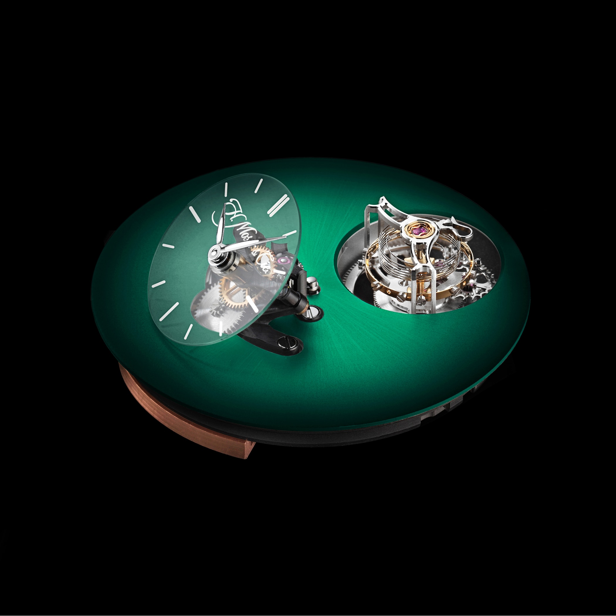 H. Moser & Cie Endeavour Cylindrical Tourbillon Cosmic Green