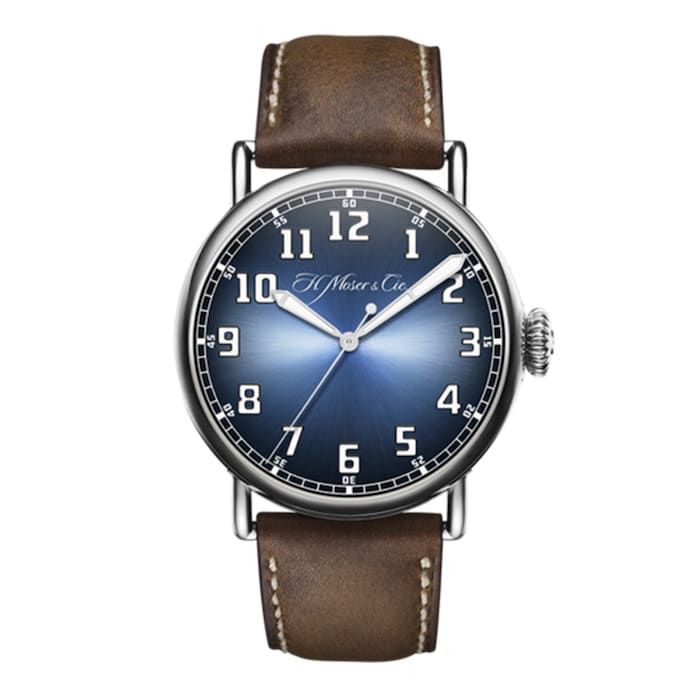 H. Moser & Cie Heritage Centre Seconds 42mm Mens Watch Blue