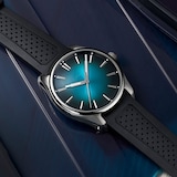 H. Moser & Cie Pioneer Centre Seconds 42.8mm Mens Watch Blue