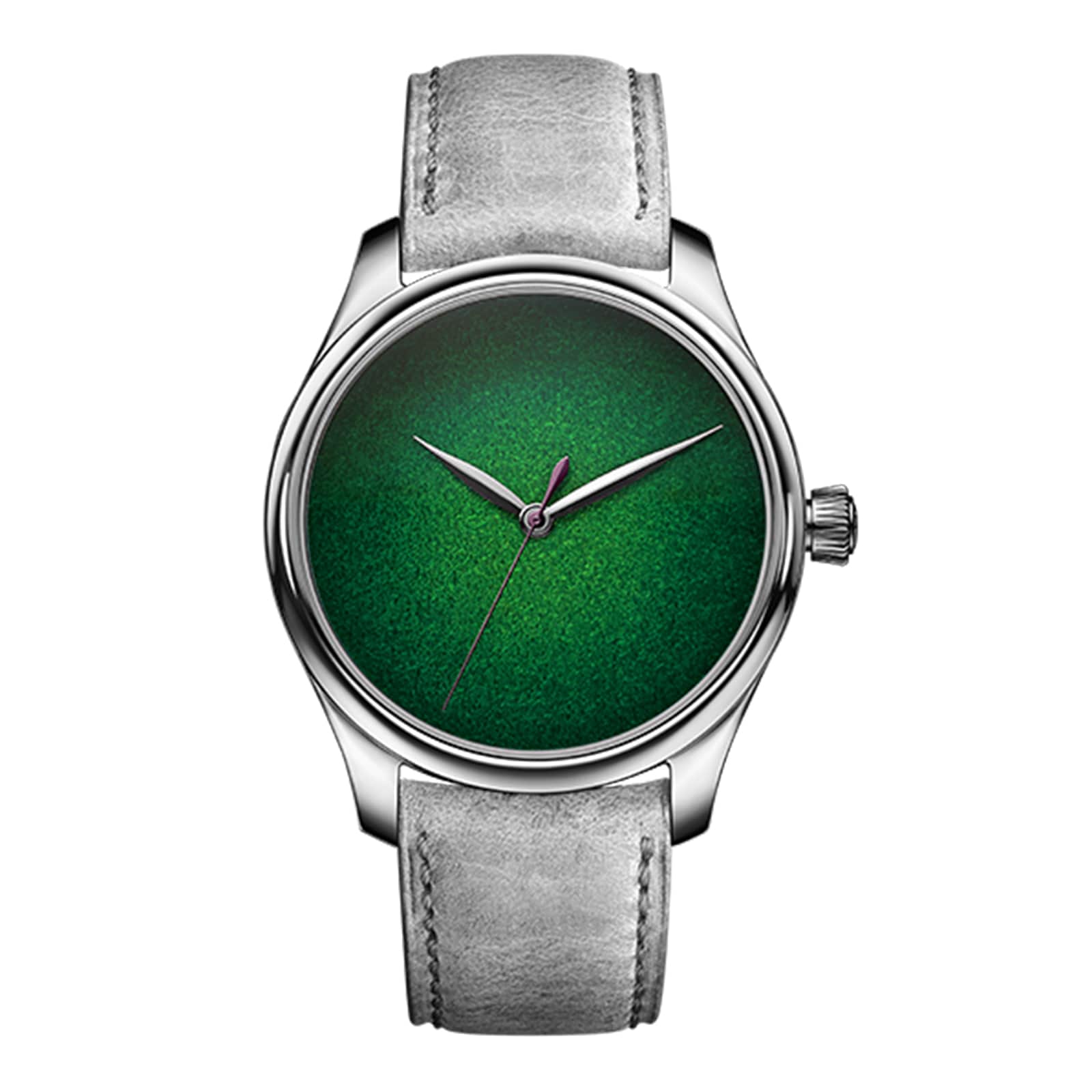 H. Moser & Cie Endeavour Centre Seconds Concept Lime Green Watch With  Hammered Enamel Dial | aBlogtoWatch