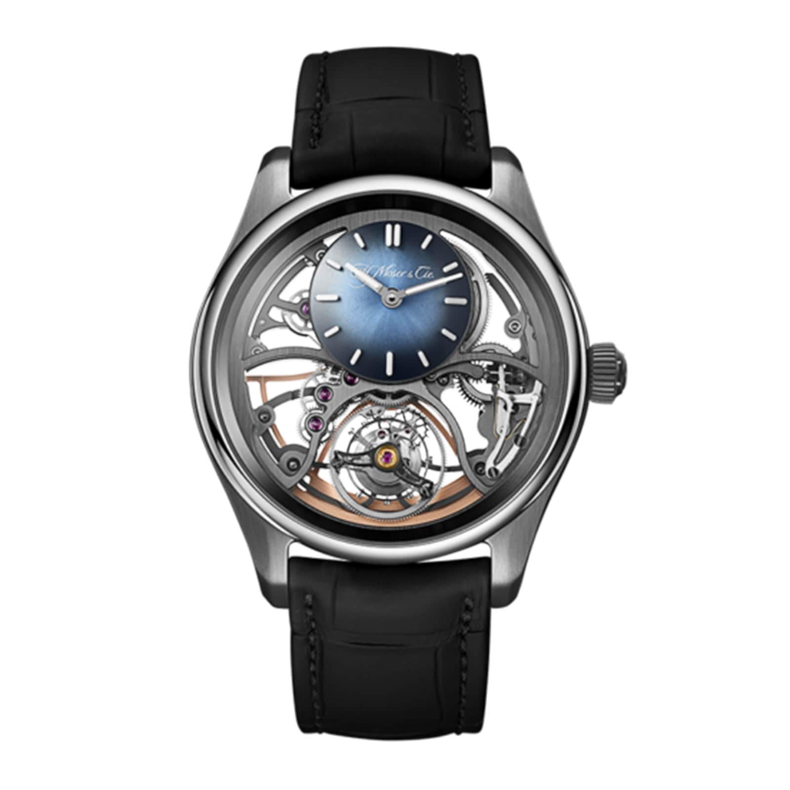 H. Moser & Cie Pioneer Cylindrical Tourbillon Skeleton 42.8mm