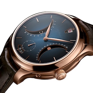 H. Moser & Cie Endeavour Chinese Calendar 40mm Limited Edition Mens Watch Blue