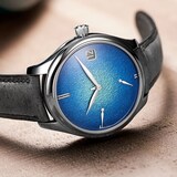 H. Moser & Cie Endeavour Perpetual Calendar 42mm Mens Watch Blue