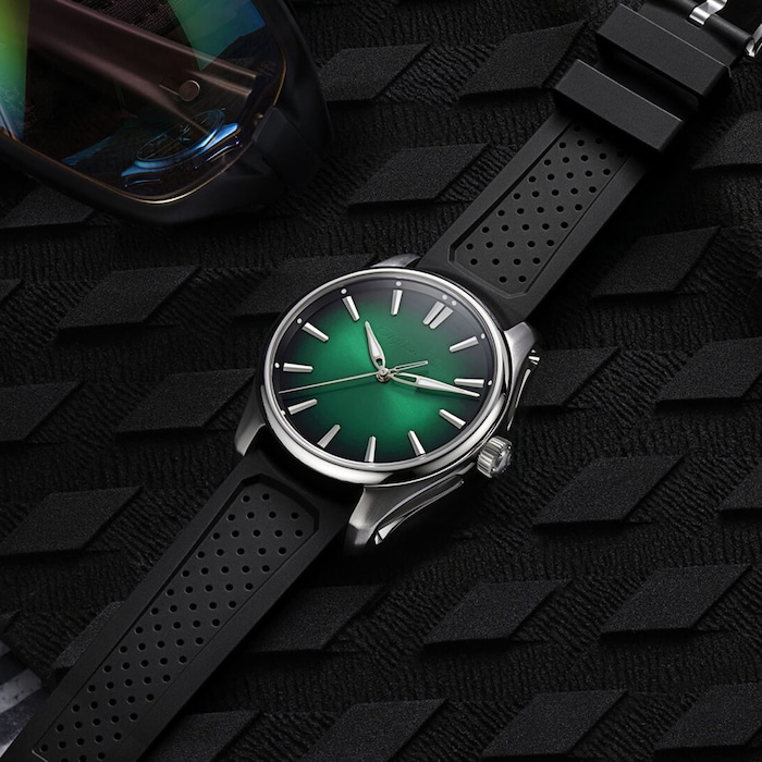 H. Moser & Cie Pioneer Centre Seconds 40mm Mens Watch Green