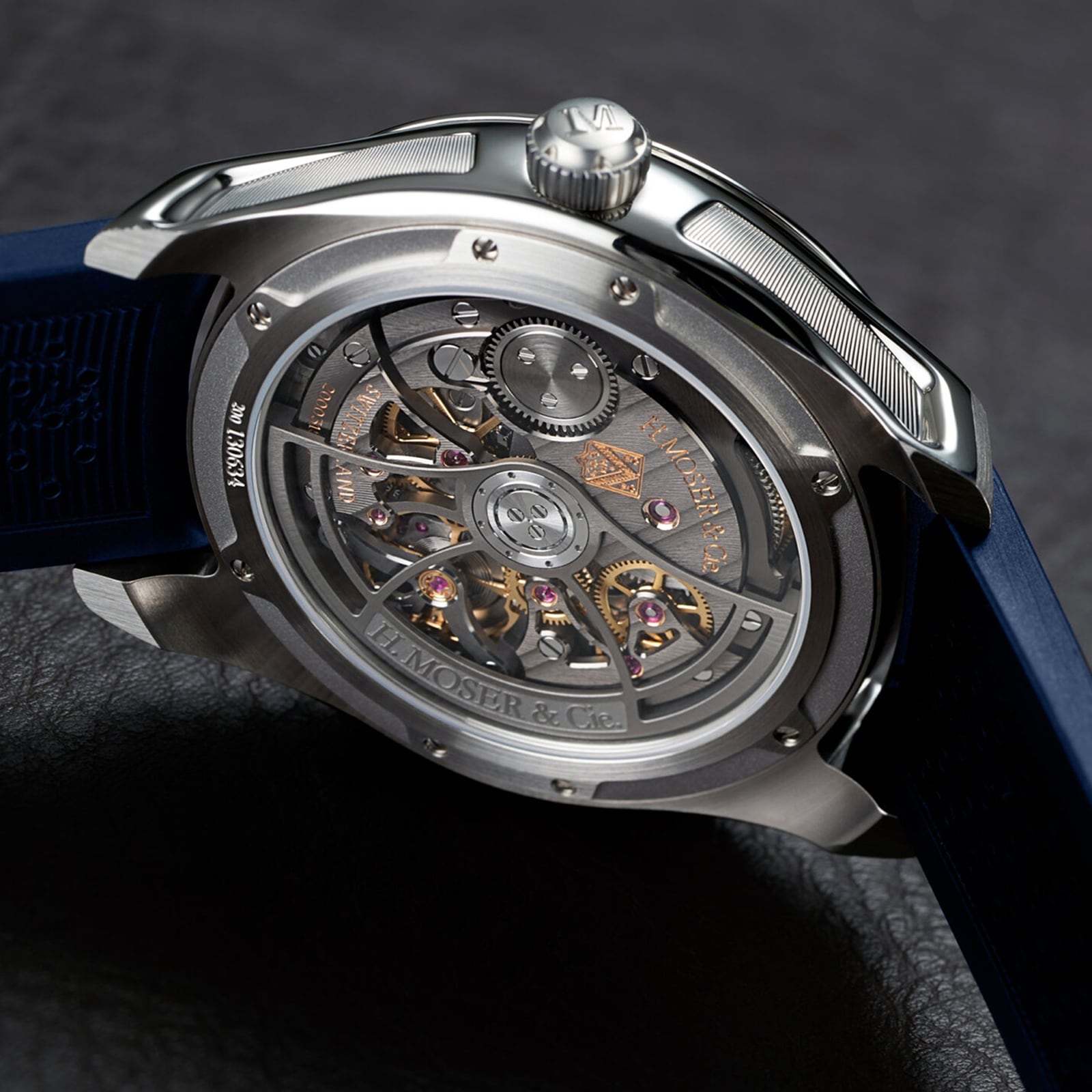 H. Moser & Cie Pioneer Centre Seconds 43mm Mens Watch Green