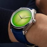 H. Moser & Cie Pioneer Centre Seconds 43mm Mens Watch Green