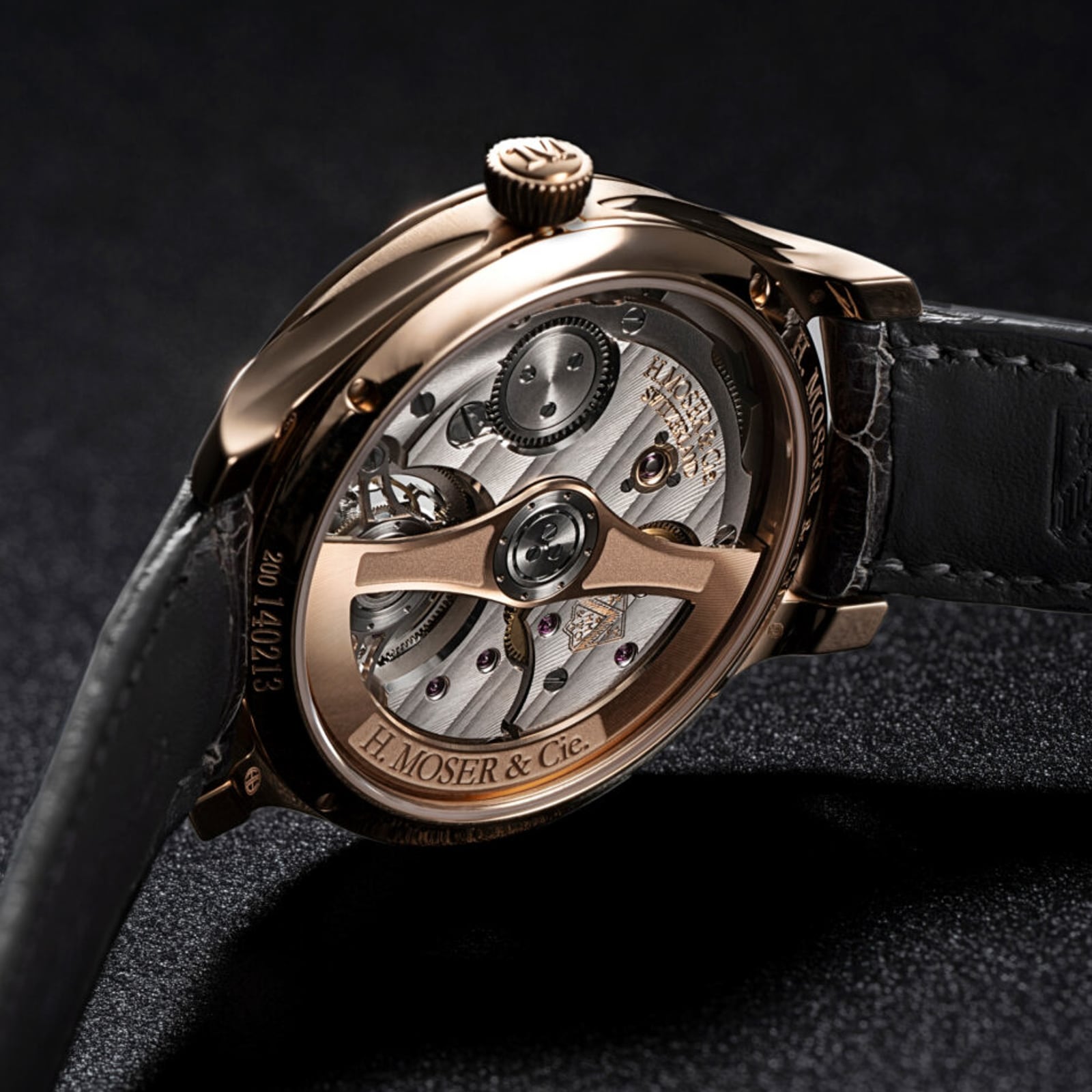 H. Moser & Cie Endeavour Tourbillon 38mm Mens Watch Blue