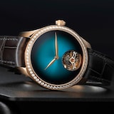 H. Moser & Cie Endeavour Tourbillon 38mm Mens Watch Blue