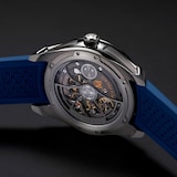 H. Moser & Cie Pioneer Retrograde Seconds Midnight Blue 42.8mm Mens Watch
