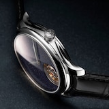 H. Moser & Cie Endeavour Aventurine Tourbillon 40mm Mens Watch Blue