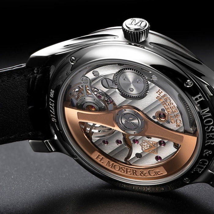 H. Moser & Cie Endeavour Aventurine Tourbillon 40mm Mens Watch Blue