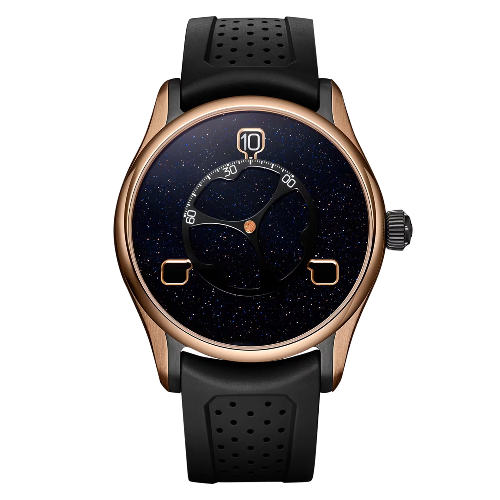 H. Moser & Cie Pioneer Flying Hours 43mm Limited Edition Mens Watch Blue