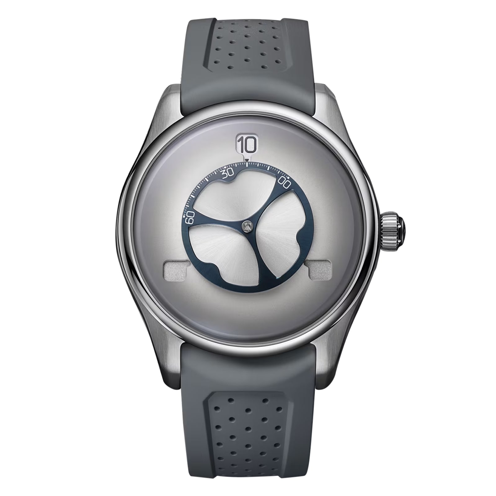 H. Moser & Cie Pioneer Flying Hours 43mm Limited Edition Mens Watch White