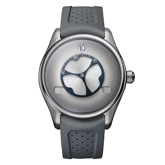 H. Moser & Cie Pioneer Flying Hours 43mm Limited Edition Mens Watch White