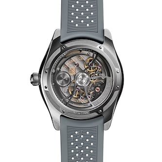 H. Moser & Cie Pioneer Flying Hours 43mm Limited Edition Mens Watch White