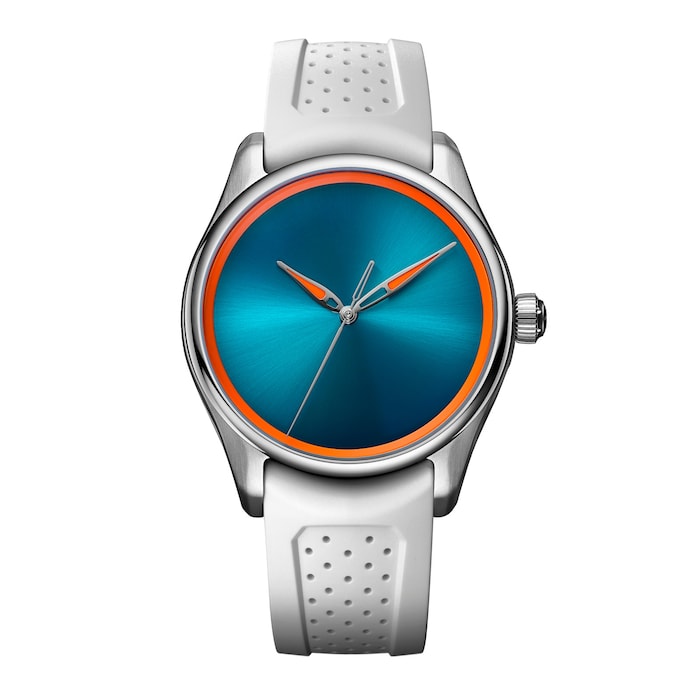 H. Moser & Cie Pioneer Centre Seconds 43mm Mens Watch Blue