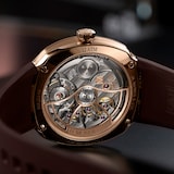 H. Moser & Cie Streamliner Tourbillon Pierre Gasly 40mm Limited Edition Mens Watch Brown