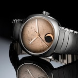 H. Moser & Cie Streamliner Perpetual Moon Concept Meteorite 40mm Mens Watch