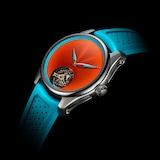 H. Moser & Cie Pioneer Tourbillon 40mm Mens Watch Orange