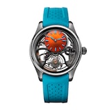 H. Moser & Cie Pioneer Cylindrical Tourbillon Skeleton 43mm Mens Watch