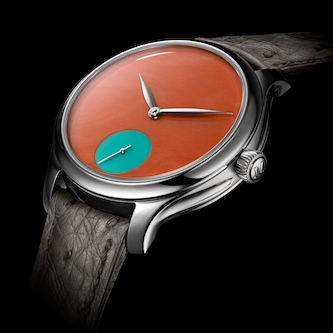 H. Moser & Cie Endeavour Small Seconds Concept Pop 38mm Limited Edition Mens Watch Orange