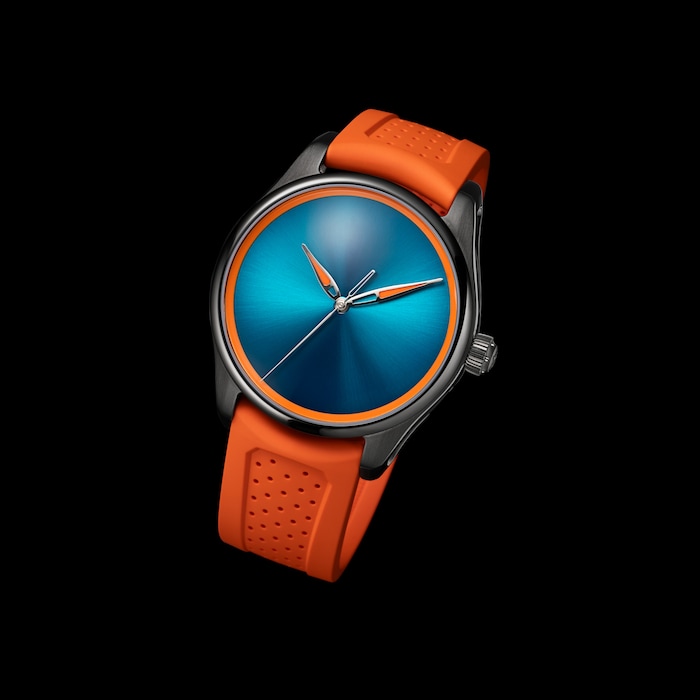 H. Moser & Cie Pioneer Centre Seconds 43mm Mens Watch Blue