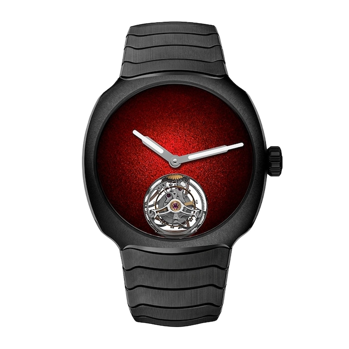 H. Moser & Cie Streamliner Tourbillon Concept Ceramic 40mm Mens Watch Red