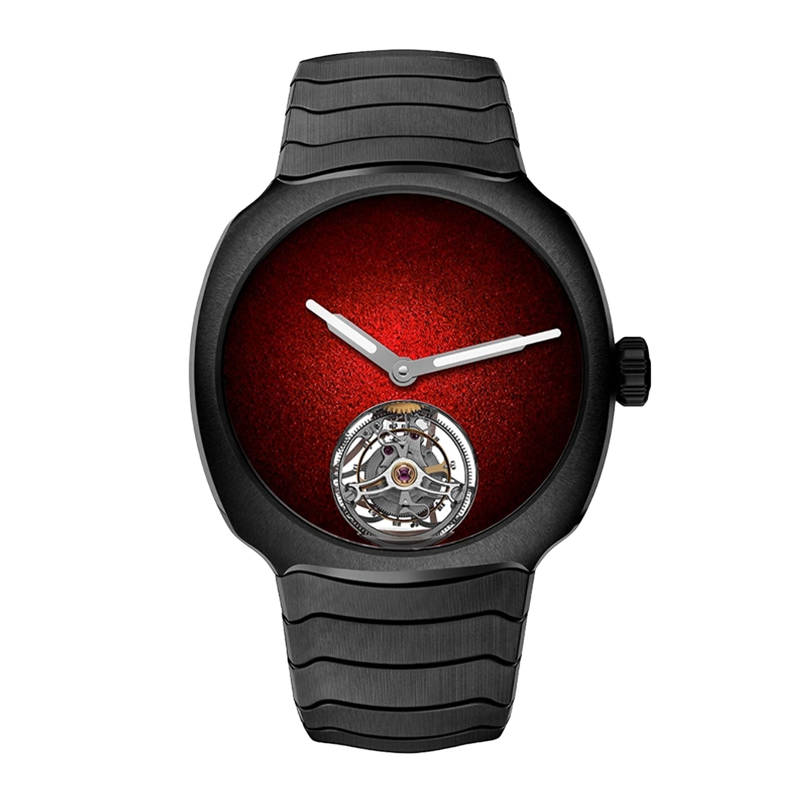 H. Moser & Cie Streamliner Tourbillon Concept Ceramic 40mm Mens Watch Red
