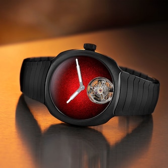 H. Moser & Cie Streamliner Tourbillon Concept Ceramic 40mm Mens Watch Red