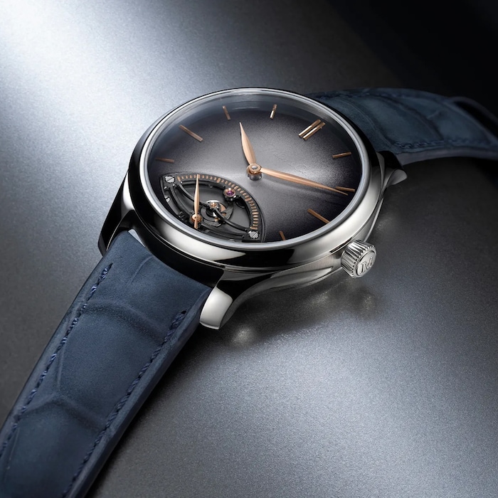 H.Moser & Cie Endeavour Retrograde Seconds 40mm Mens Watch Black Dial