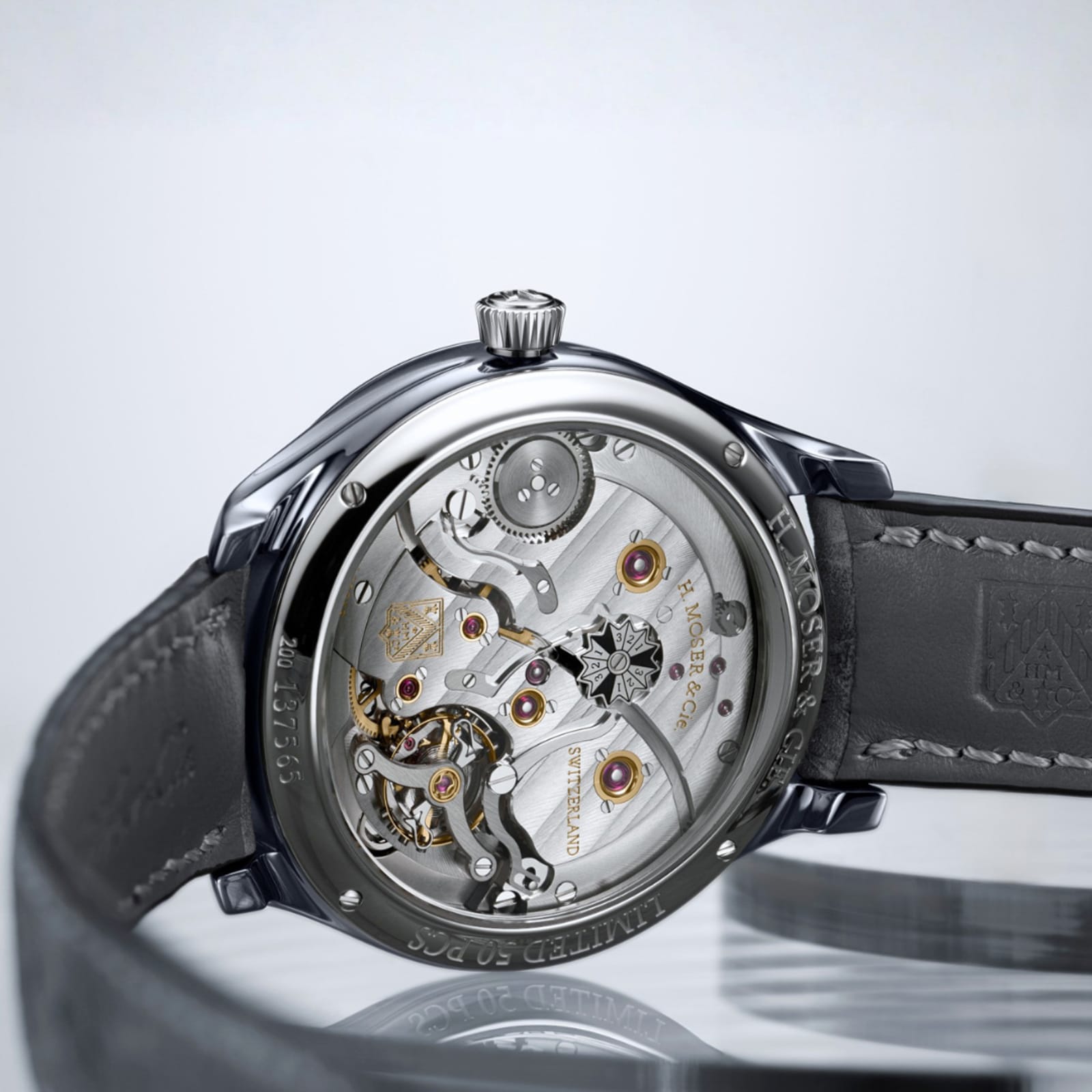 H. Moser & Cie Endeavour Perpetual Calendar Concept Tantalum Limited Edition 42mm Mens Watch