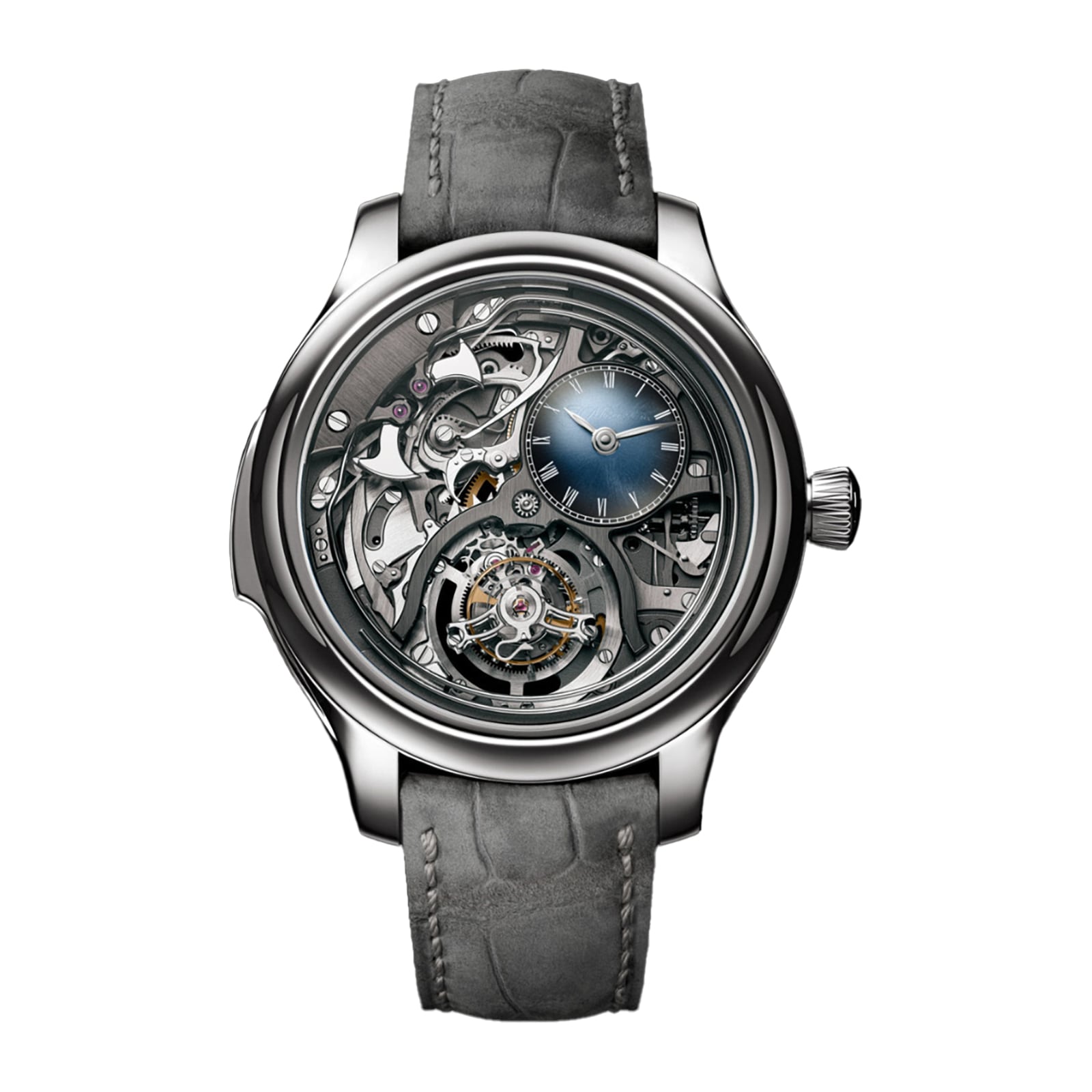 H. Moser & Cie Endeavour Minute Repeater Cylindrical Tourbillon Skeleton 40mm Mens Watch