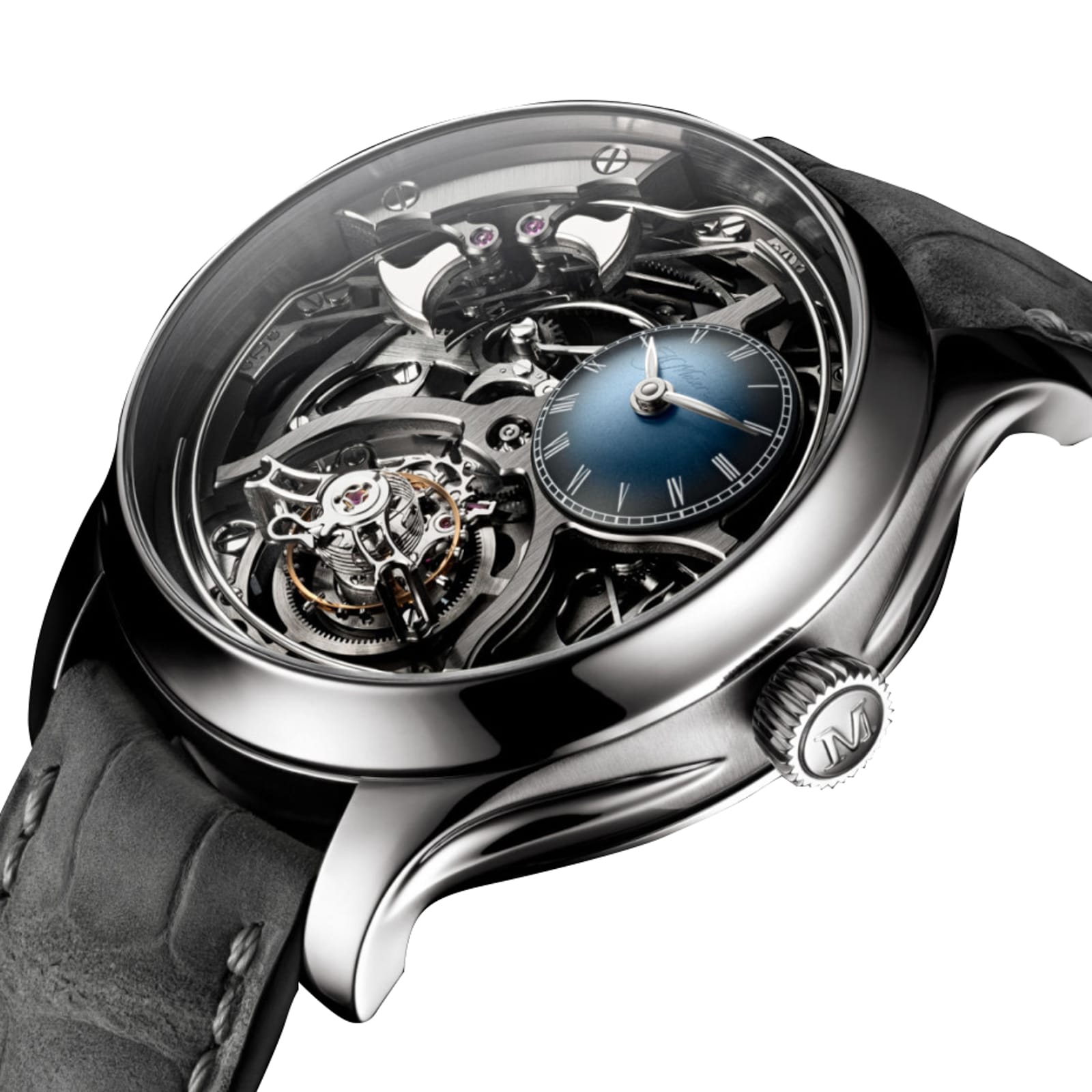 H. Moser & Cie Endeavour Minute Repeater Cylindrical Tourbillon Skeleton 40mm Mens Watch