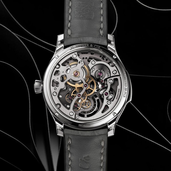 H. Moser & Cie Endeavour Minute Repeater Cylindrical Tourbillon Skeleton 40mm Mens Watch