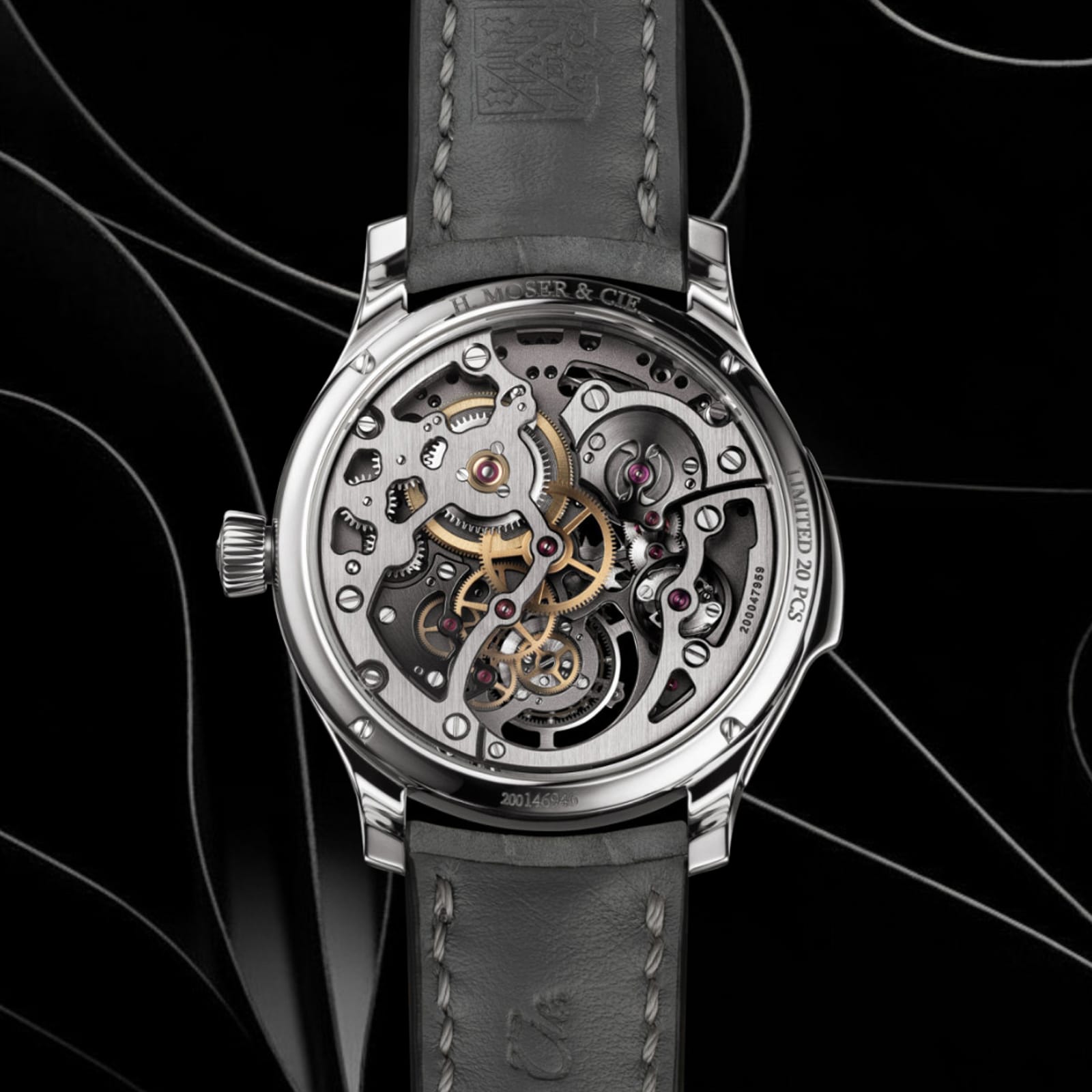 H. Moser & Cie Endeavour Minute Repeater Cylindrical Tourbillon Skeleton 40mm Mens Watch