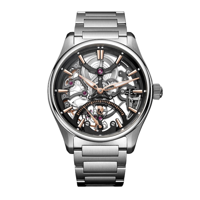 H.Moser & Cie Pioneer Skeleton Retrograde Seconds 40mm Mens Watch Skeleton Dial
