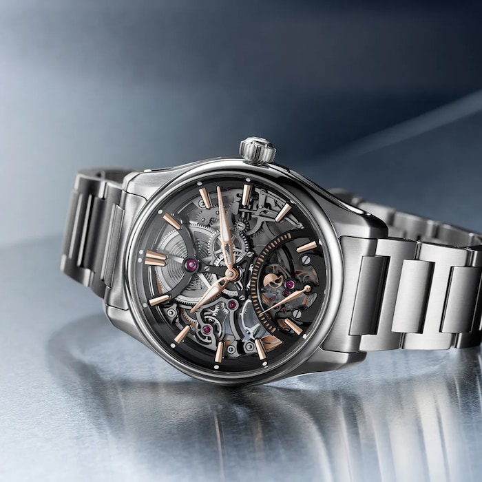 H.Moser & Cie Pioneer Skeleton Retrograde Seconds 40mm Mens Watch Skeleton Dial