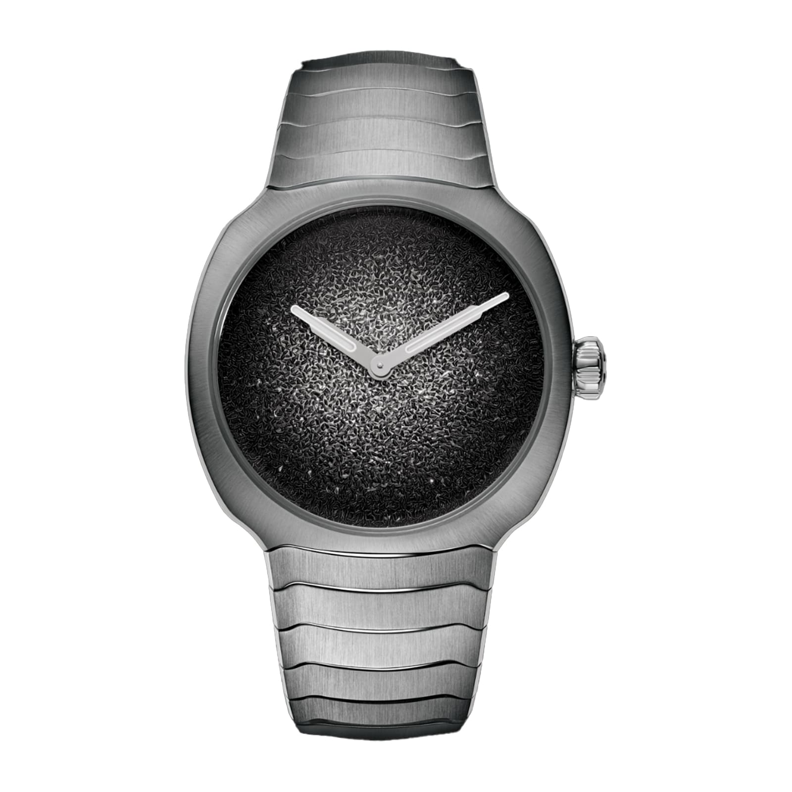 H. Moser & Cie Streamliner Two Hands 34mm Mens Watch Silver