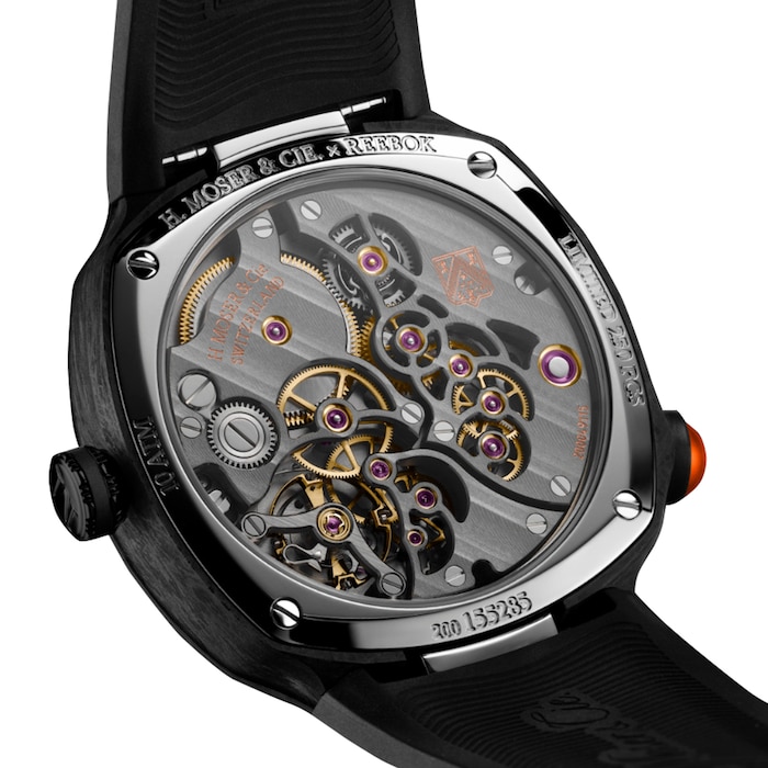 H. Moser & Cie Streamliner Pump Black Limited Edition 40mm Mens Watch