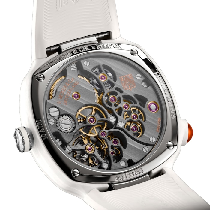 H. Moser & Cie Streamliner Pump White Limited Edition 40mm Mens Watch