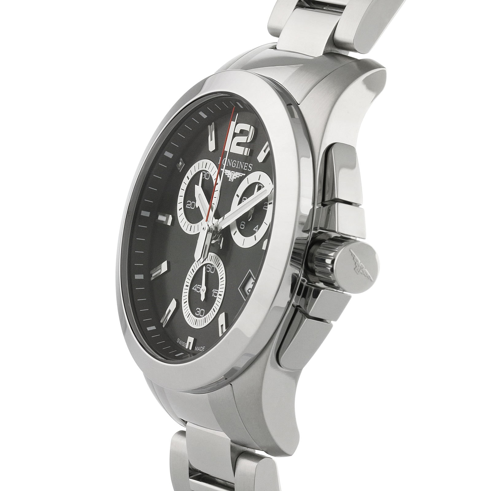 Longines Conquest Mens 41mm Quartz Chronograph Watch Longines Conquest Mens 41mm Quartz Chronograph Watch