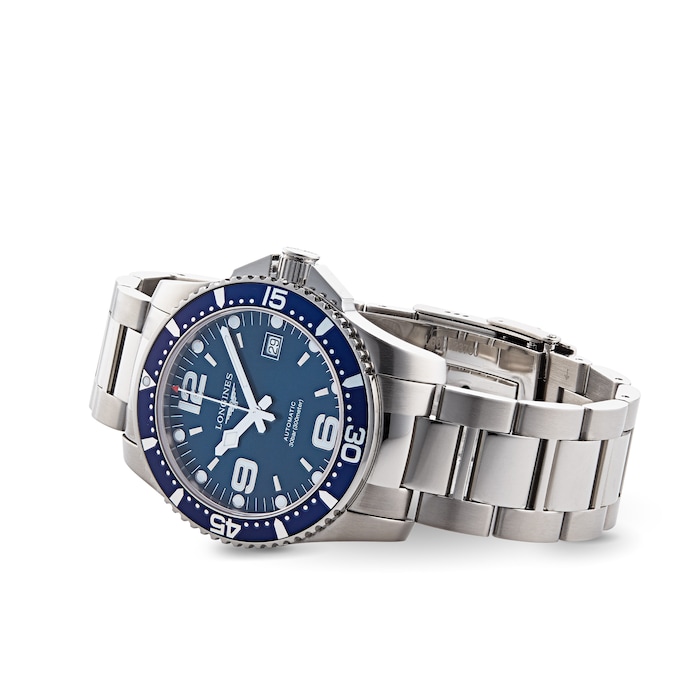 Longines HydroConquest Watch Blue Dial Steel Bracelet, 41mm