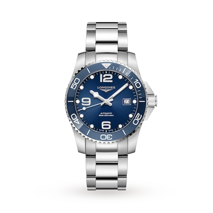 Longines HydroConquest Blue Dial 41mm Automatic Diving Mens Watch