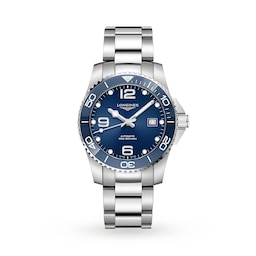 17470281 - HydroConquest Blue Dial 41mm Automatic Diving Mens Watch